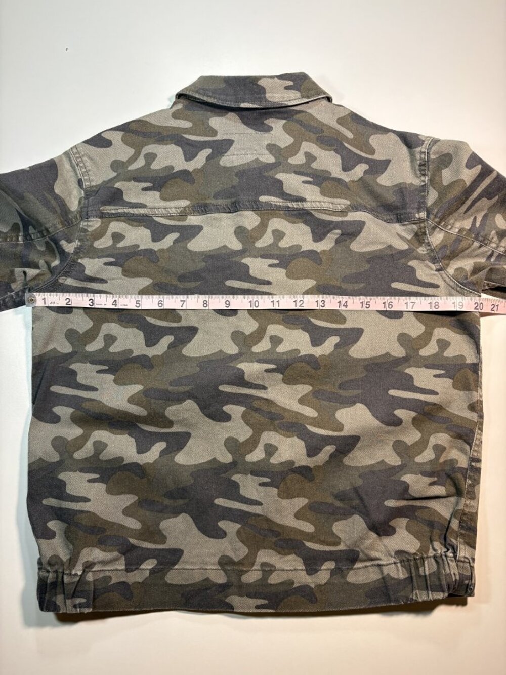 Sky and Sparrow Camo Utility Jacket Womens Medium Button Front Stretch - Picture 5 of 7